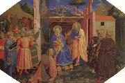 Fra Angelico Altarpiece of the Annunciation oil painting reproduction